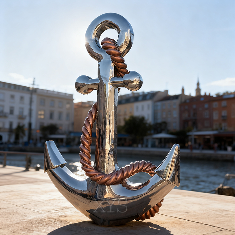 Sæt sejl Anker-Tema Skulptur